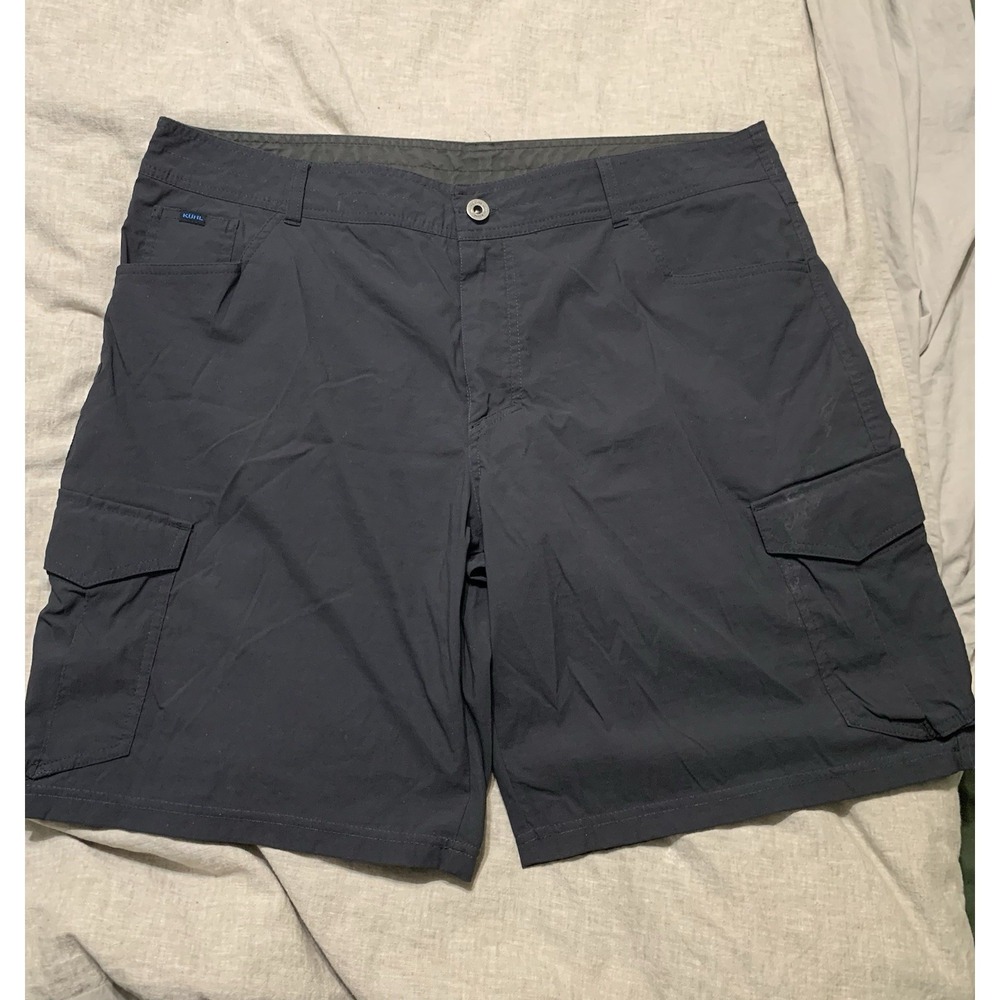 Kuhl Renegade Cargo Shorts Mens 42  Charcoal Stretch Hiking Outdoor 5336 Stretch